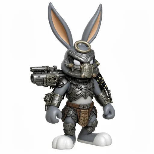 Bugs Bunny Predator Ring Figure 3D Model .c4d .max .obj .3ds .fbx .stl .blend 