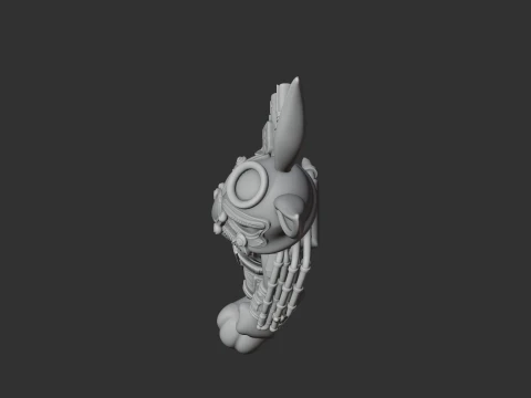 Bugs Bunny Predator Ring Figure 3D Model