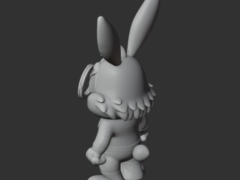 Bugs Bunny Spider-Man Ring Figure 3D Model