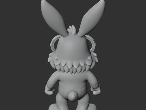 Bugs Bunny Spider-Man Ring Figure 3D Model