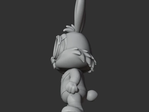 Bugs Bunny Spider-Man Ring Figure 3D Model