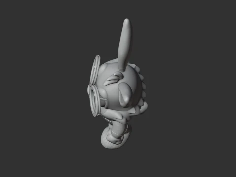 Bugs Bunny Spider-Man Ring Figure 3D Model