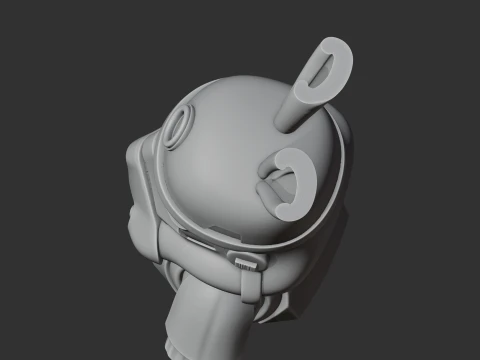 Bugs Bunny Stormtrooper Ring Figure 3D Model