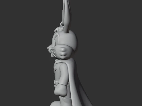 Bugs Bunny Superman Ring Figure 3D Model