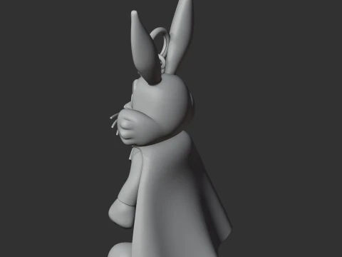 Bugs Bunny Superman Ring Figure 3D Model