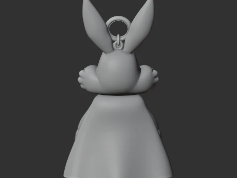 Bugs Bunny Superman Ring Figure 3D Model