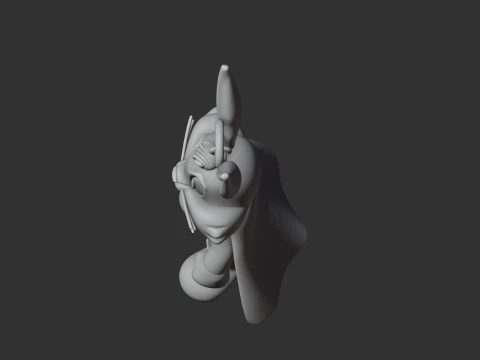 Bugs Bunny Superman Ring Figure 3D Model