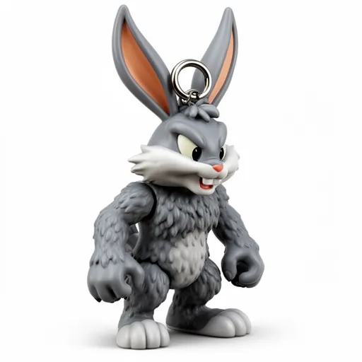 Bugs Bunny Werewolf Ring Figure 3D Model .c4d .max .obj .3ds .fbx .stl .blend 