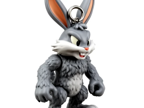 Bugs Bunny Werewolf Ring Figure 3D Model