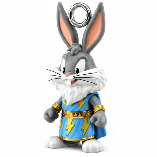 Bugs Bunny Zeus Ring Figure 3D Model .c4d .max .obj .3ds .fbx .stl .blend 