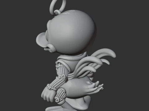 BugsBunny Zeus Ring igure 3D Model