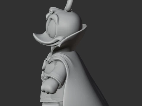 Donald Duck Doctor Strange Ring Figure 3D Model
