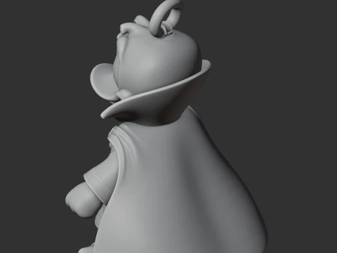 Donald Duck Doctor Strange Ring Figure 3D Model