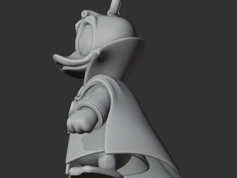 Donald Duck Doctor Strange Ring Figure 3D Model