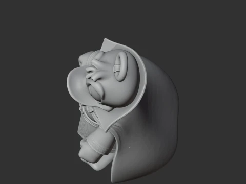 Donald Duck Doctor Strange Ring Figure 3D Model