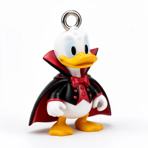 Donald Duck Dracula Ring Figure 3D Model .c4d .max .obj .3ds .fbx .stl .blend