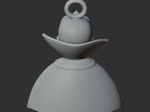 Donald Duck Dracula Ring Figure 3D Model