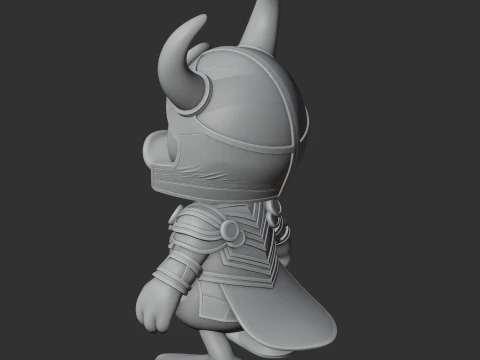 Donald Duck Loki Ring Figure 3D Model