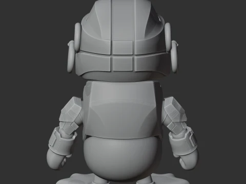 Donald Duck Master Chief Ring Figure 3D Model