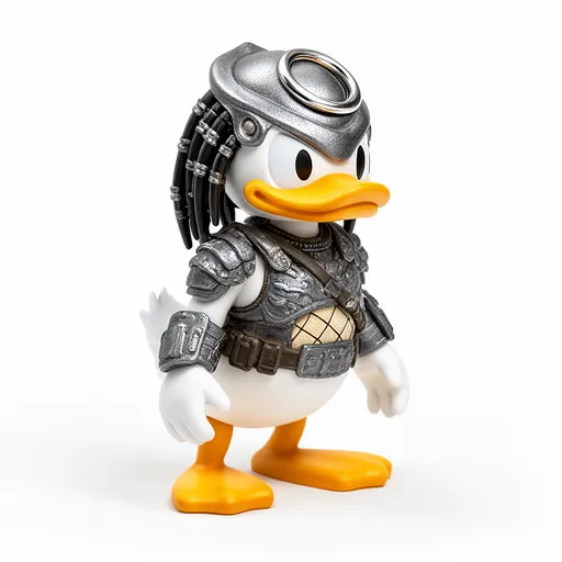 Donald Duck Predator Ring Figure 3D Model .c4d .max .obj .3ds .fbx .stl .blend 