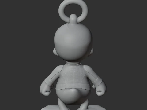 Donald Duck Spider-Man Ring Figure 3D Model