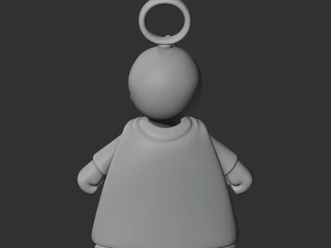Donald Duck Superman Ring Figure 3D Model