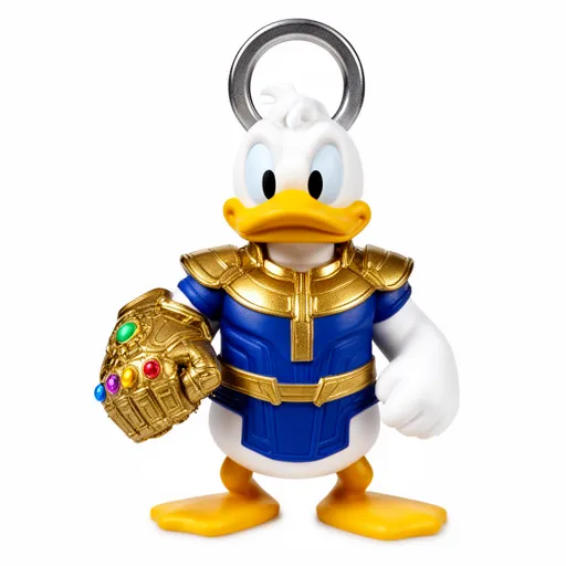 Donald Duck Thanos Ring Figure 3D Model .c4d .max .obj .3ds .fbx .stl .blend