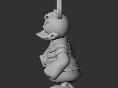 Donald Duck Thanos Ring Figure 3D Model