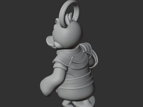 Donald Duck Thanos Ring Figure 3D Model