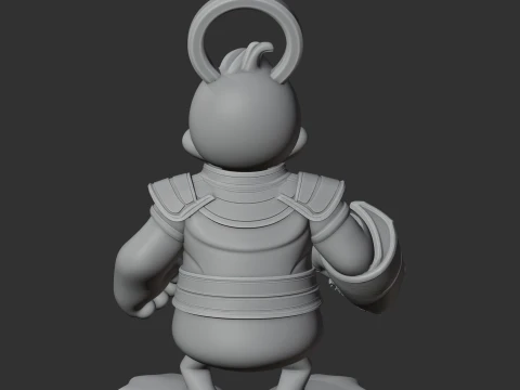 Donald Duck Thanos Ring Figure 3D Model
