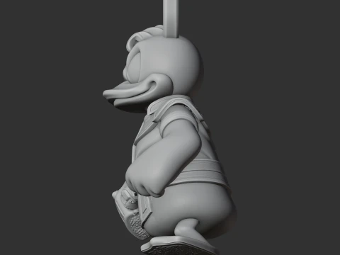 Donald Duck Thanos Ring Figure 3D Model