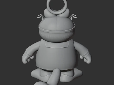 Garfield Agent Smith Ring Figure 3D Model