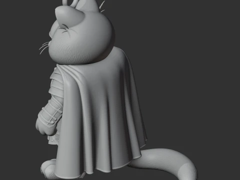 Garfield Aragorn Ring Figure 3D Model