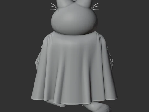 Garfield Aragorn Ring Figure 3D Model