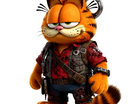 Garfield Ash Williams Ring Figure 3D Model