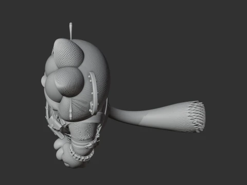 Garfield Ash Williams Ring Figure 3D Model