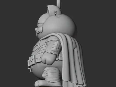 Garfield Batman Ring Figure 3D Model