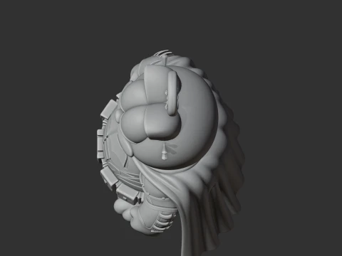 Garfield Batman Ring Figure 3D Model