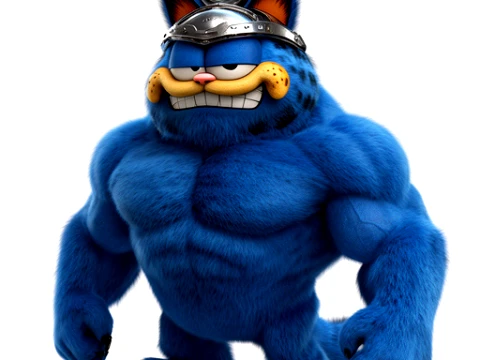 Garfield Beast Ring Figure 3D Model