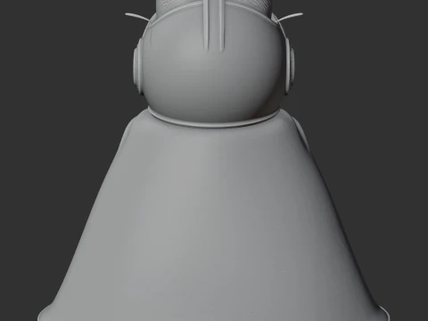 Garfield Doctor Fate Ring Figure 3D Model
