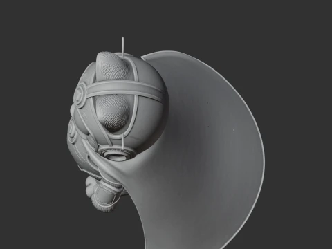 Garfield Doctor Fate Ring Figure 3D Model