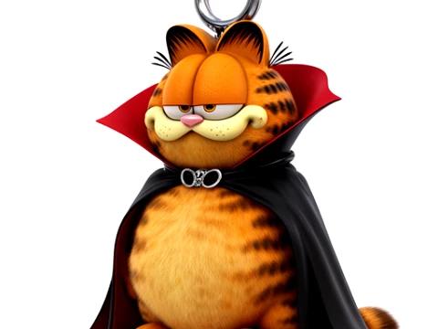 Garfield Dracula Ringfigur 3D Modell