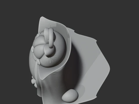 Garfield Dracula Ring Figure 3D Model