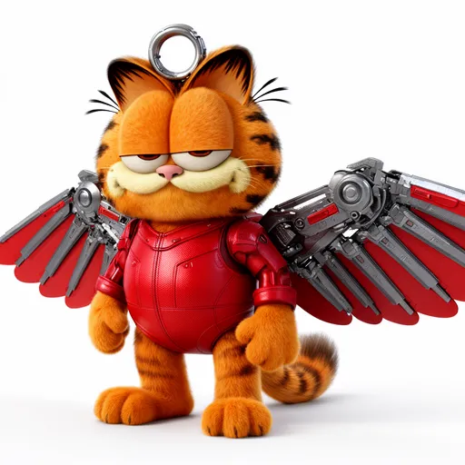 Garfield Falcon Ring Figure 3D Model .c4d .max .obj .3ds .fbx .stl .blend 