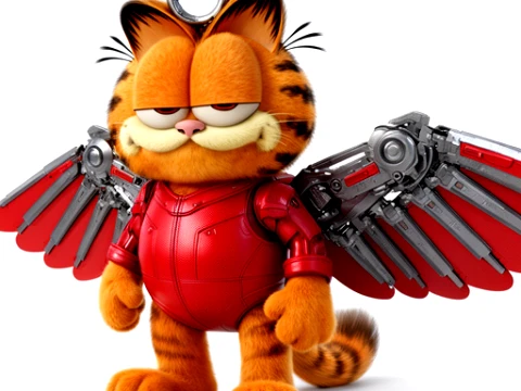 Garfield Falcon Ring Figure 3D Model