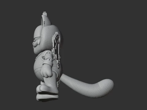 Garfield Falcon Ring Figure 3D Model