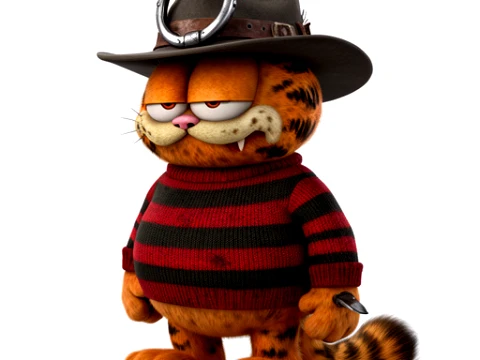 Garfield Freddy Krueger Ring Figure 3D Model