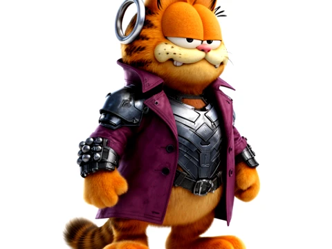 Garfield Gambit Ring Figure 3D Model