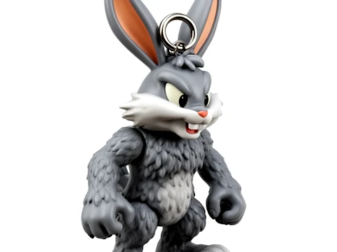 Bugs Bunny Werewolf Ring Figure 3D Model