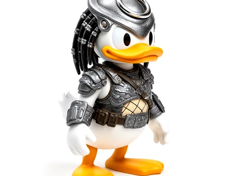 ドナルドダック プレデター リング フィギュア 3Dモデル